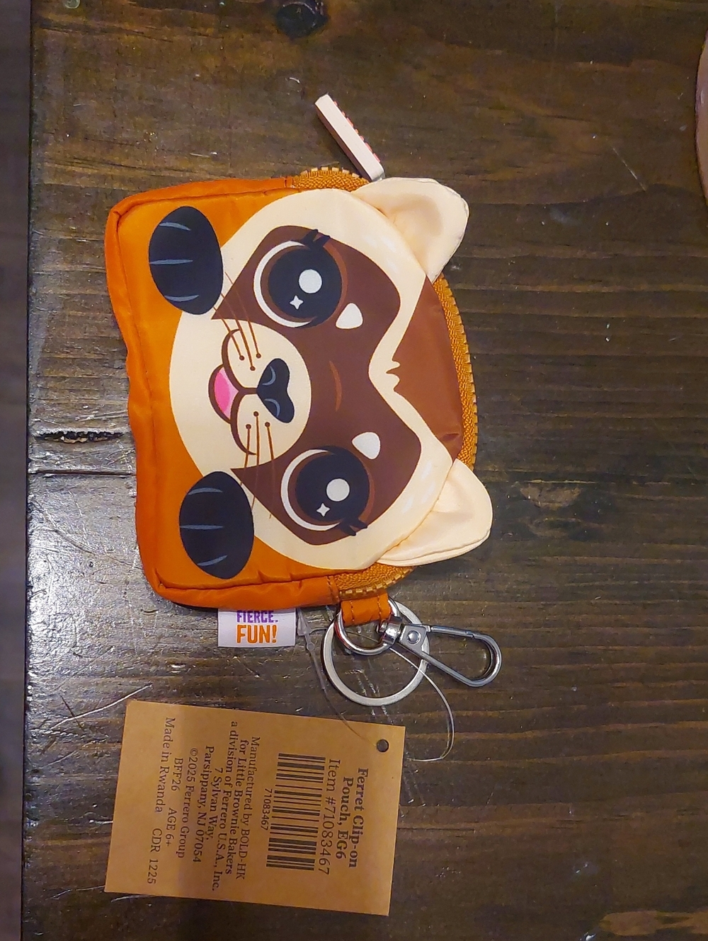 Rare "Fierce Fun!" ferret pouch is a 2026 Girl Scout cookie reward for selling.